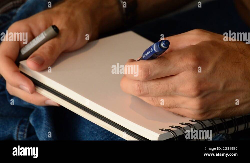 Drawing book pencil Stock Videos & Footage HD and 4K Video Clips Alamy