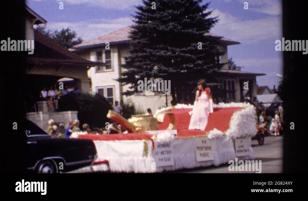 MABEL MINNESOTA1969 Shriner Parade Beauty Pageant Winner Marching Band Stock Video Footage Alamy