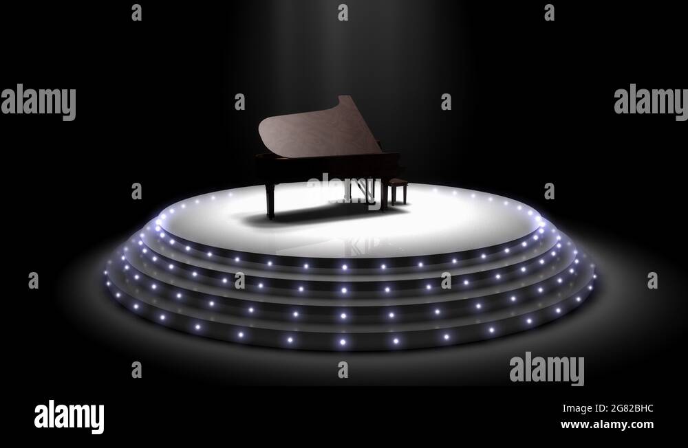 Piano stage, podium, orchestra, music Stock Video Footage - Alamy