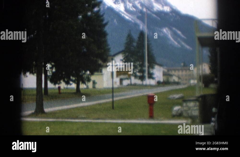 ZURICH SWIZTERLAND1963 View Of Green Tree And Small White Building On