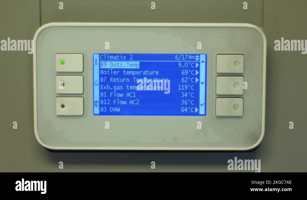 Boiler temperature display Stock Videos & Footage HD and 4K Video