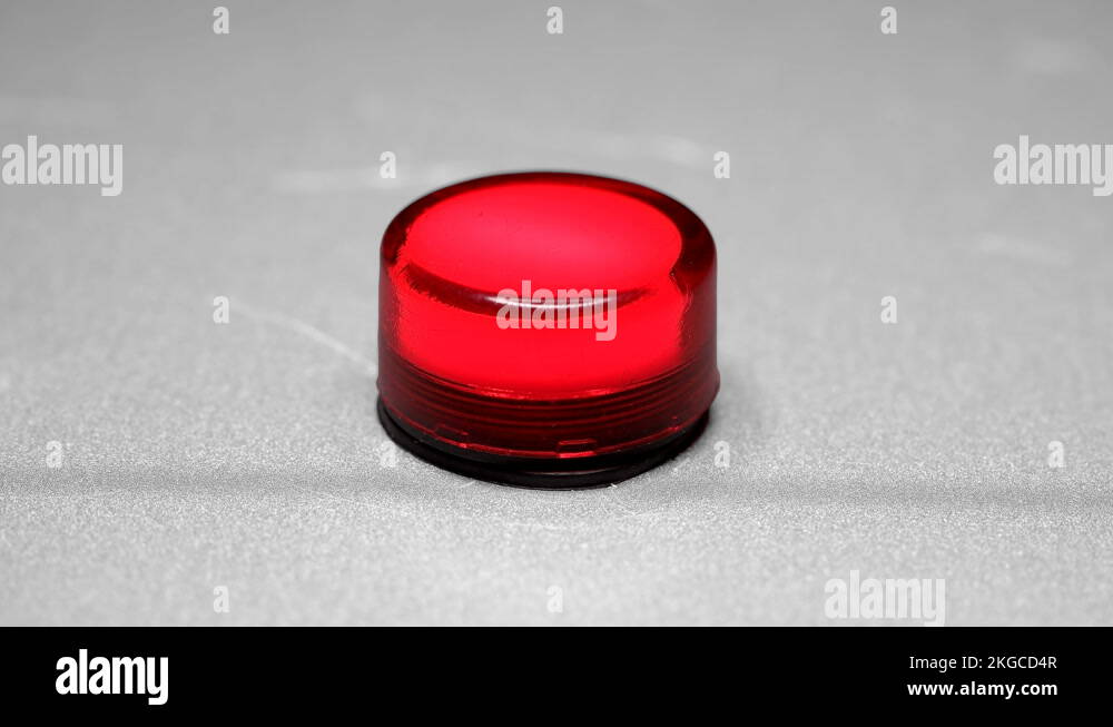 the red indicator light blinks Stock Video Footage Alamy