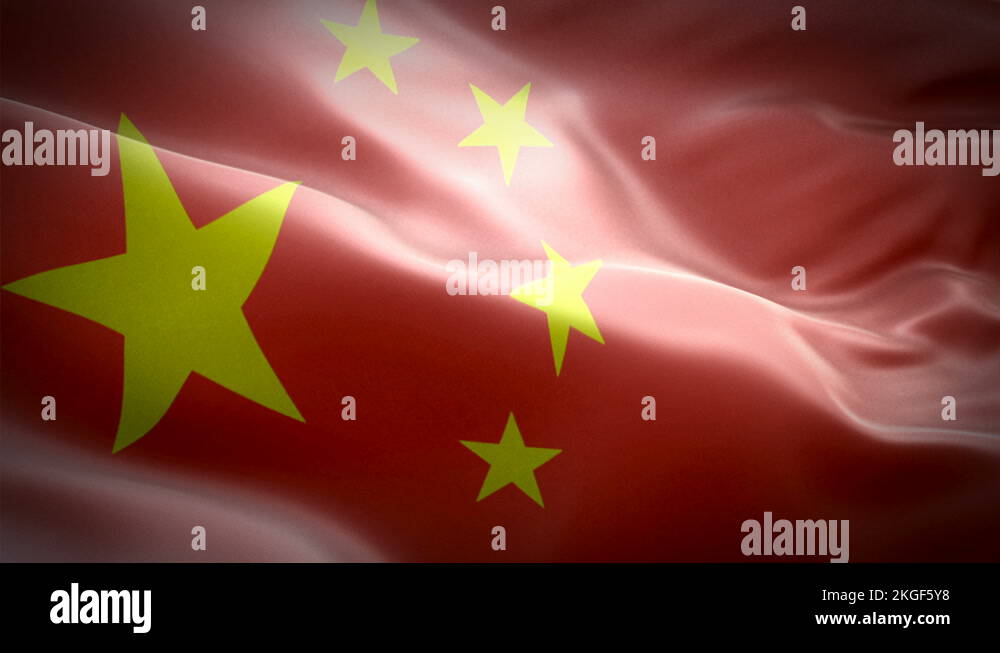 Flag Of China Flag Video Waving In Wind Realistic Chinese Flag Flag Of China Flag Video Waving In Wind Realistic Chinese Flag