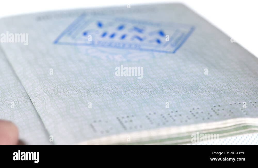 put a stamp in the passport USA visa, approved Stock Video Footage Alamy