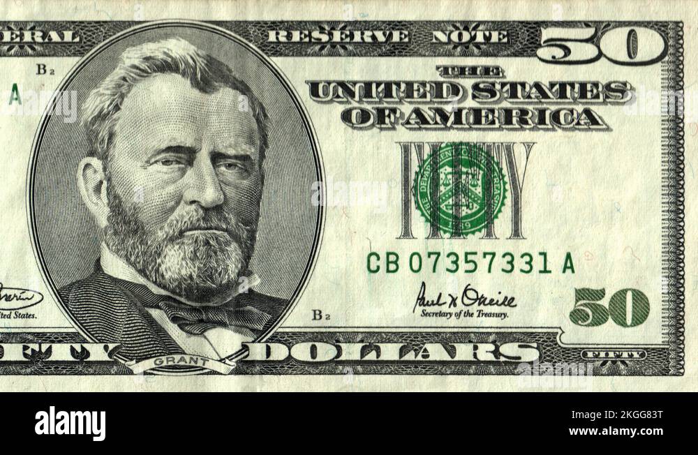 50 dollar bill turns into 100 dollar bill Stock Video Footage Alamy