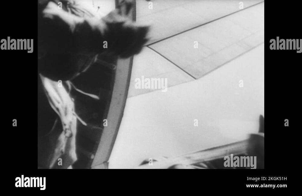 WW2 17th Airborne Paratroopers Jump From C47 Planes into Germany