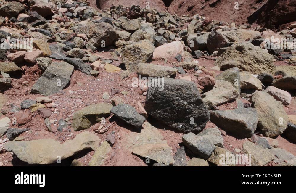 Walking among the rocks of the Valley of the Moon San Pedro de Atacama ...
