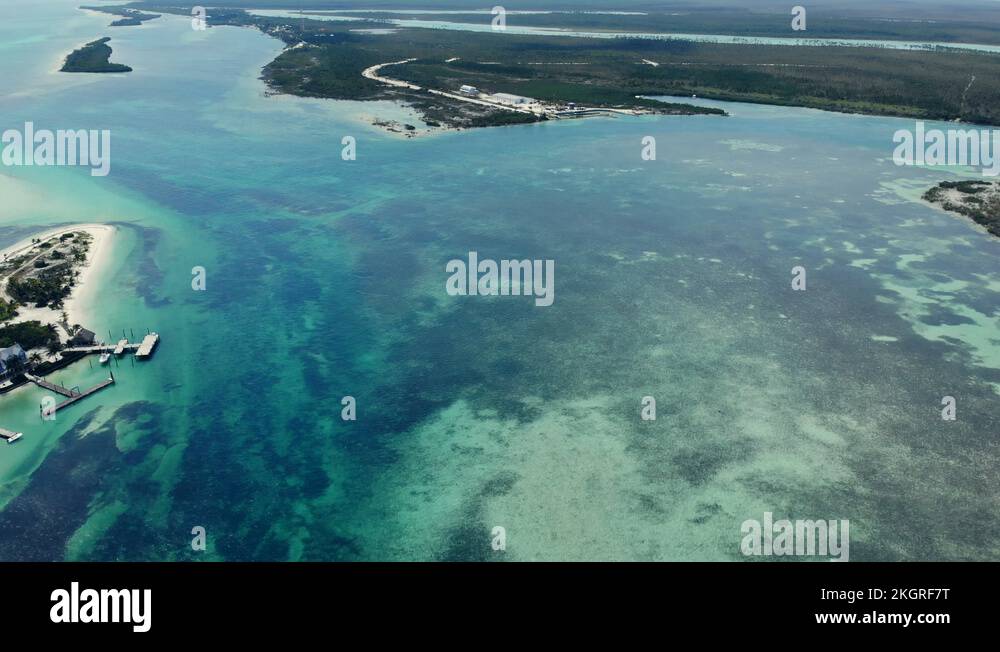 The Crystal Deep Water Cay, East End Grand Bahama, Bahamas Stock Video