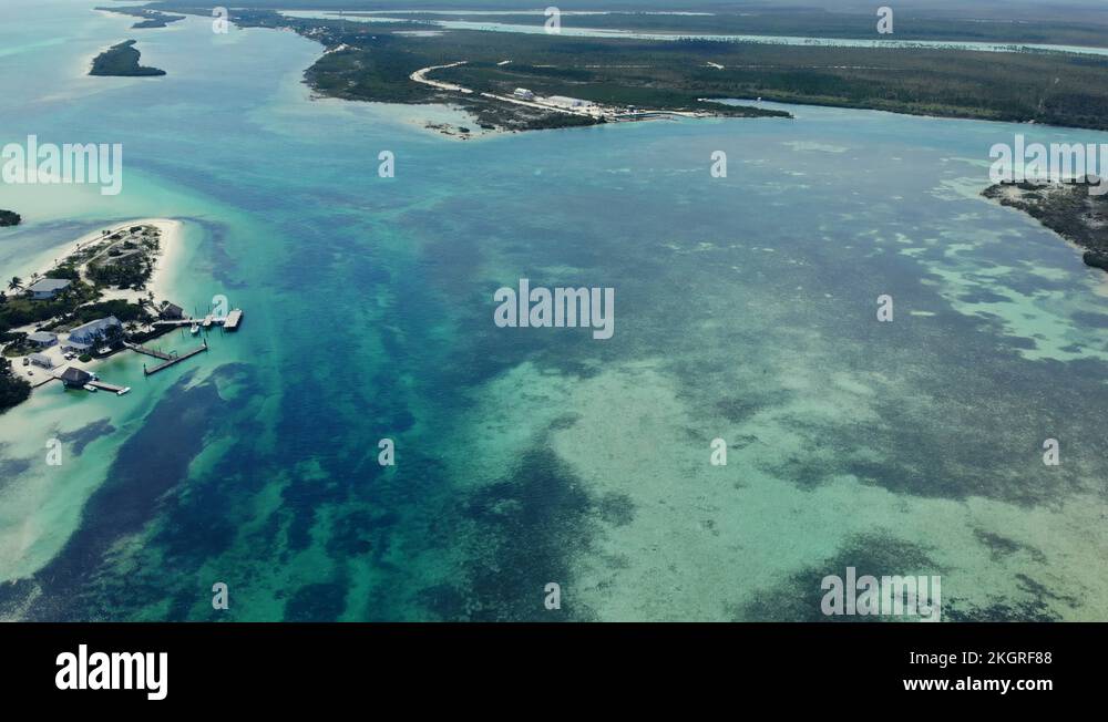 The Crystal Deep Water Cay, East End Grand Bahama, Bahamas Stock Video