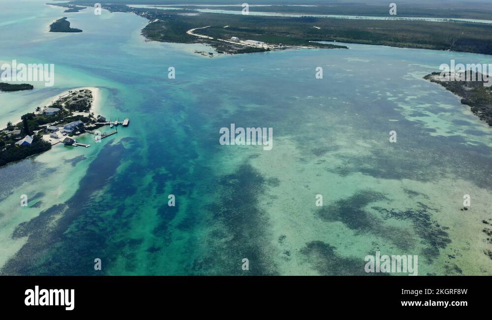 The Crystal Deep Water Cay, East End Grand Bahama, Bahamas Stock Video