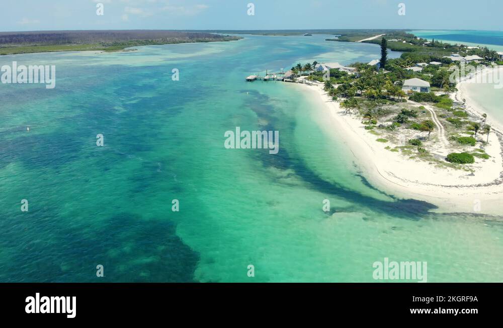 The Crystal Deep Water Cay, East End Grand Bahama, Bahamas Stock Video