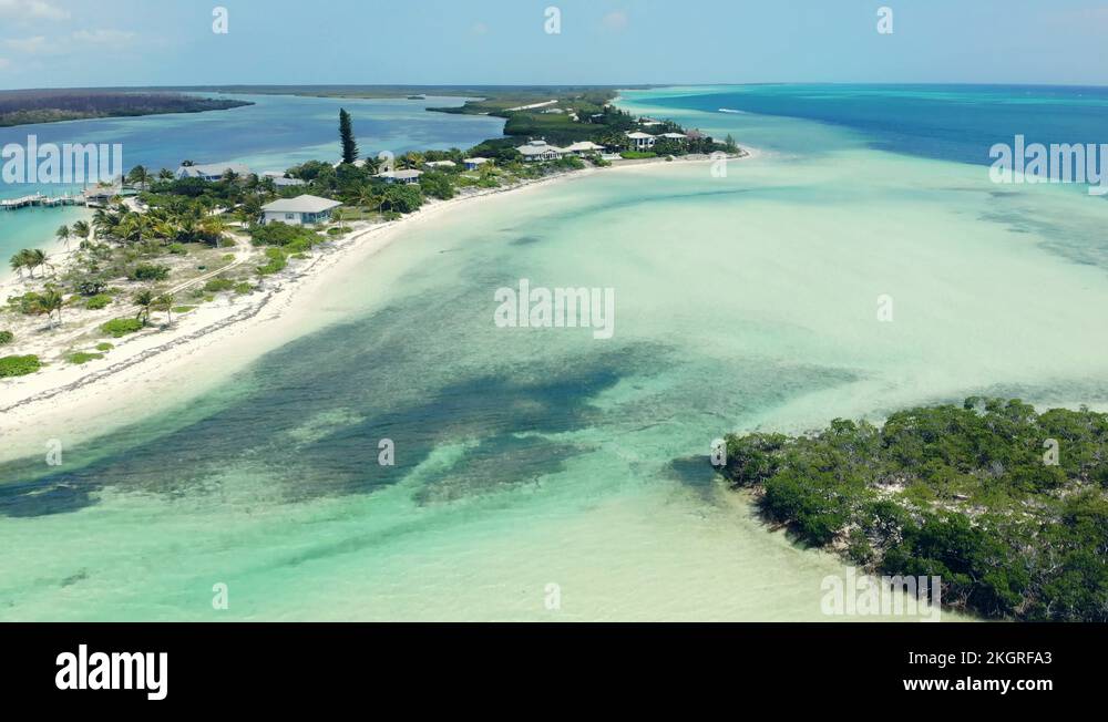 The Crystal Deep Water Cay, East End Grand Bahama, Bahamas Stock Video