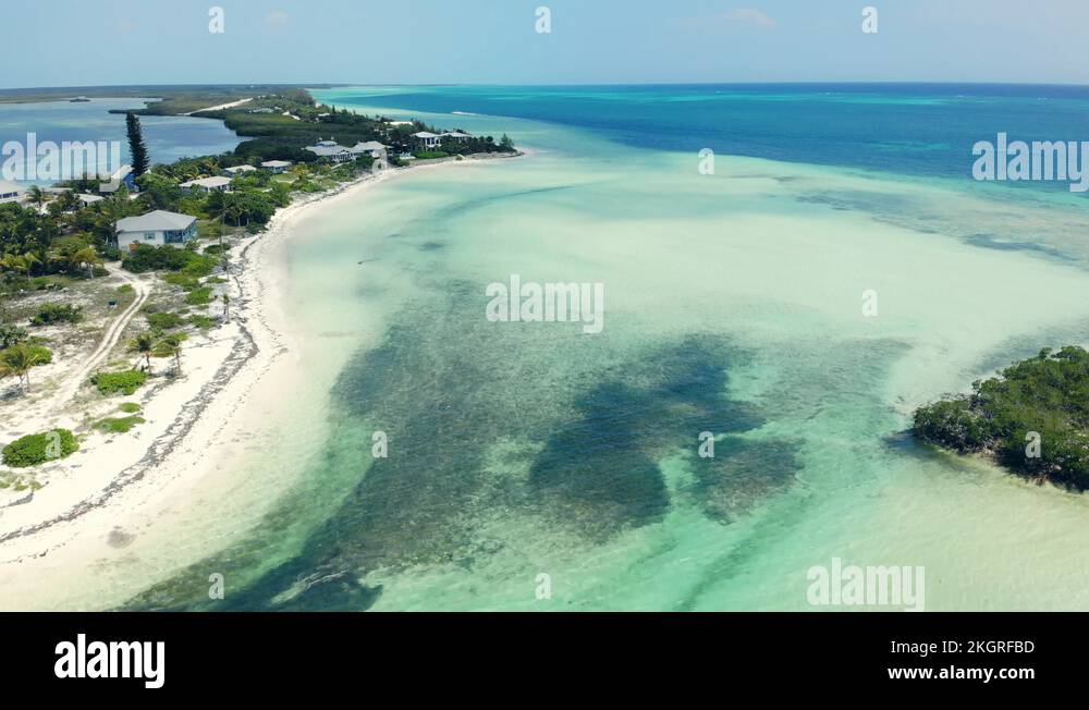 The Crystal Deep Water Cay, East End Grand Bahama, Bahamas Stock Video