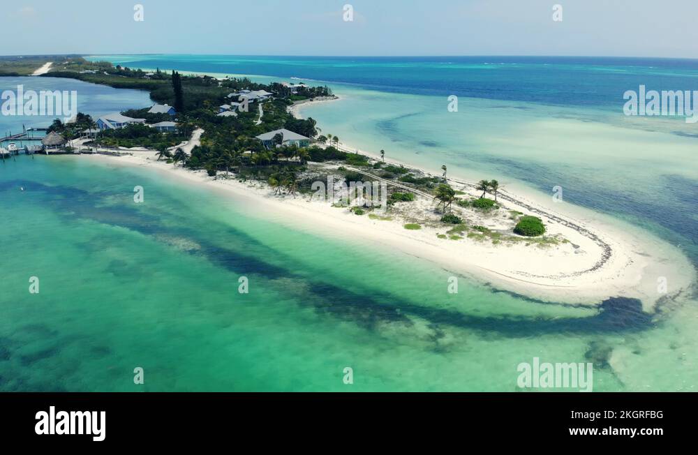 The Crystal Deep Water Cay, East End Grand Bahama, Bahamas Stock Video