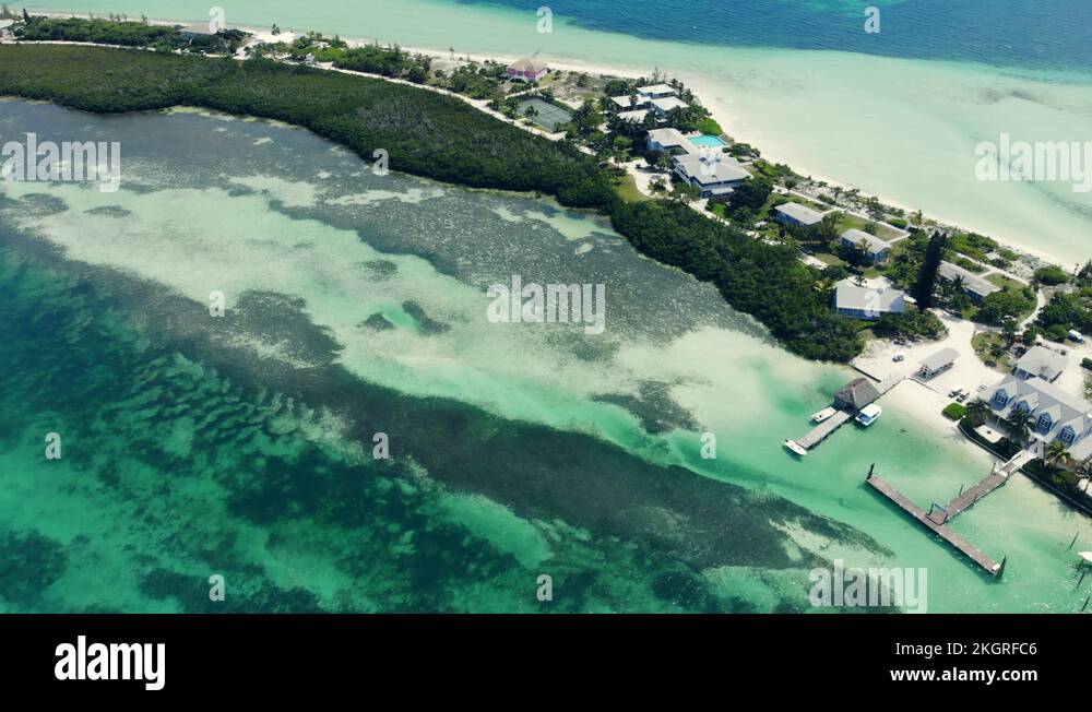 The Crystal Deep Water Cay, East End Grand Bahama, Bahamas Stock Video