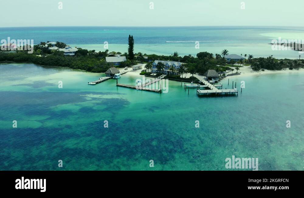 The Crystal Deep Water Cay, East End Grand Bahama, Bahamas Stock Video