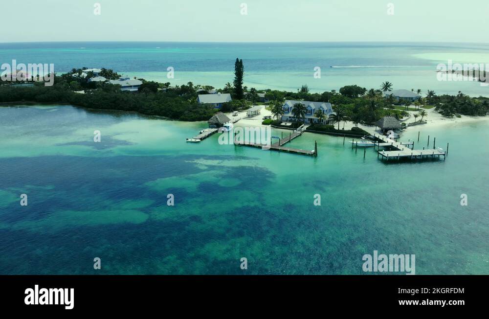 The Crystal Deep Water Cay, East End Grand Bahama, Bahamas Stock Video
