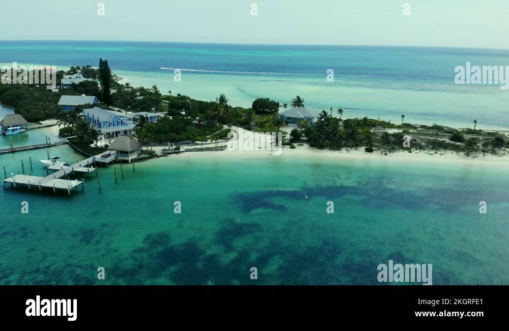 The Crystal Deep Water Cay, East End Grand Bahama, Bahamas Stock Video