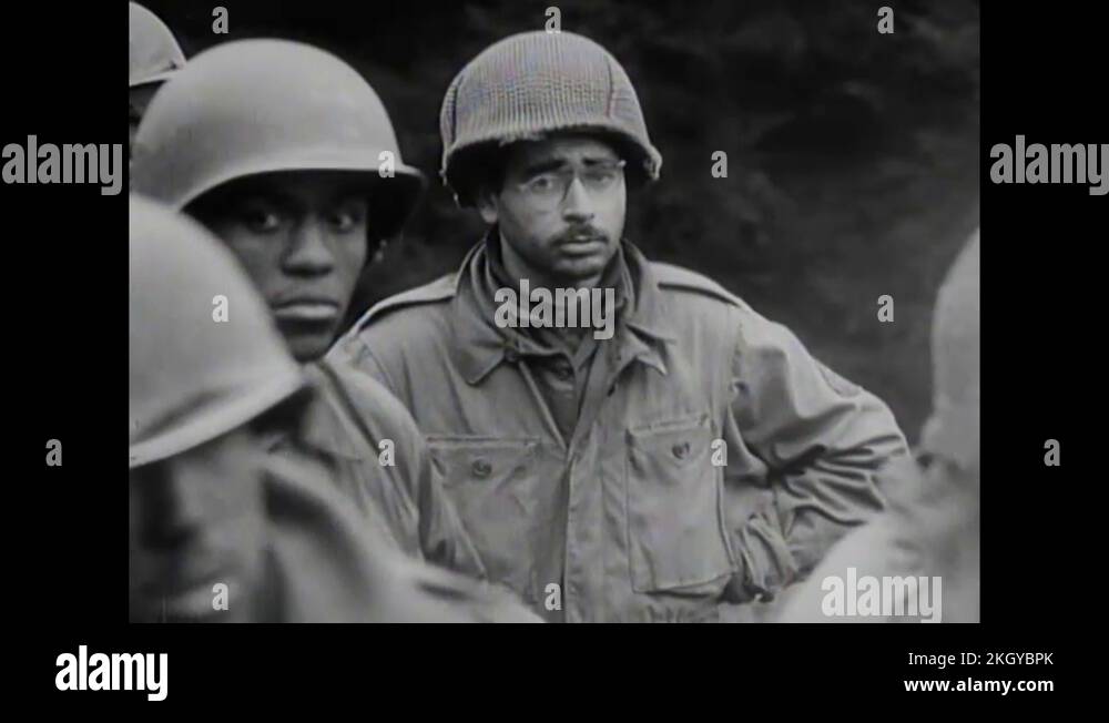 American soldiers captured by the Germans in World War 2 in this German Stock Video Footage Alamy