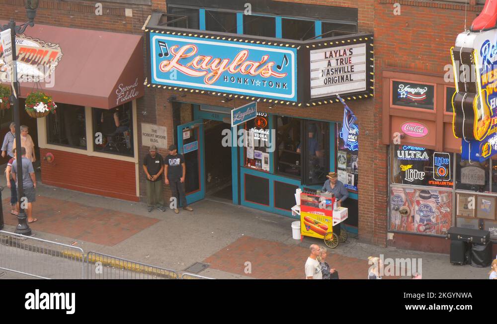 Laylas Honky Tonk Saloon in Nashville is a famous place NASHVILLE