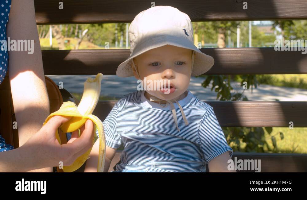 Baby eating banana Stock Videos & Footage HD and 4K Video Clips Alamy