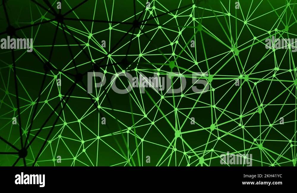 Connected dots algorithm, science technology background 4k Stock Video ...