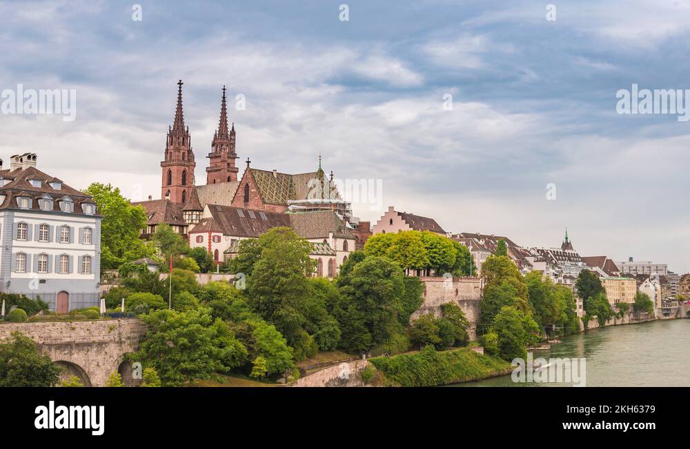 Basel skyline switzerland Stock Videos & Footage HD and 4K Video
