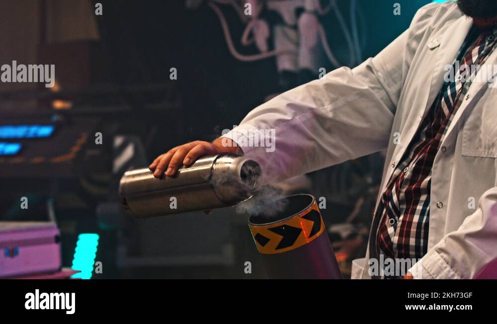 Liquid nitrogen pouring Stock Videos & Footage HD and 4K Video Clips