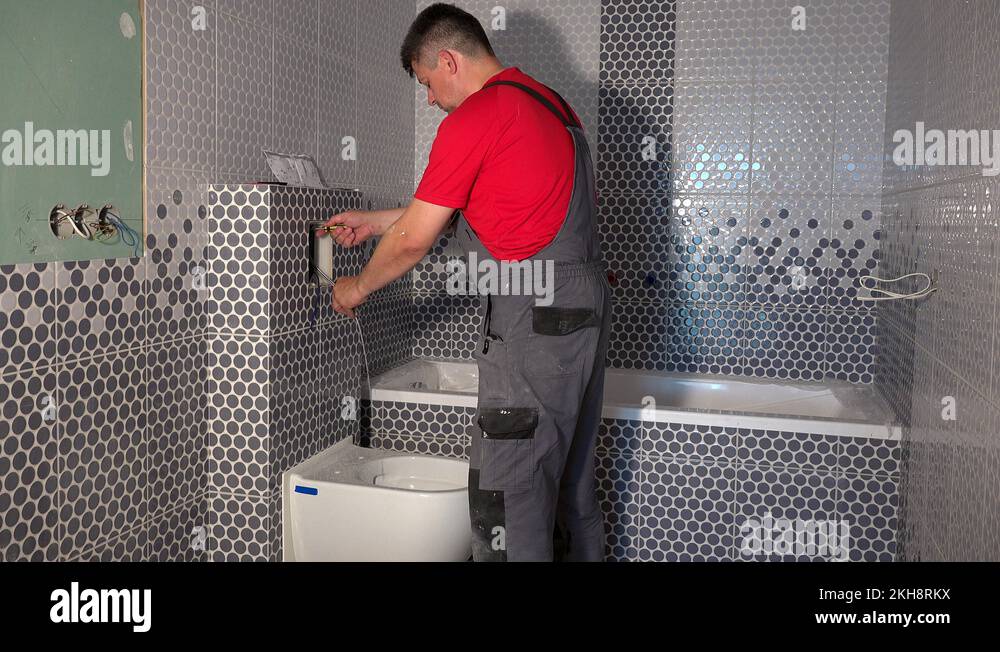 Toilet flush mechanism Stock Videos & Footage HD and 4K Video Clips