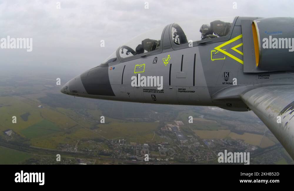 Plane make triple barrel roll maneuver. Aircraft performs rotates axis