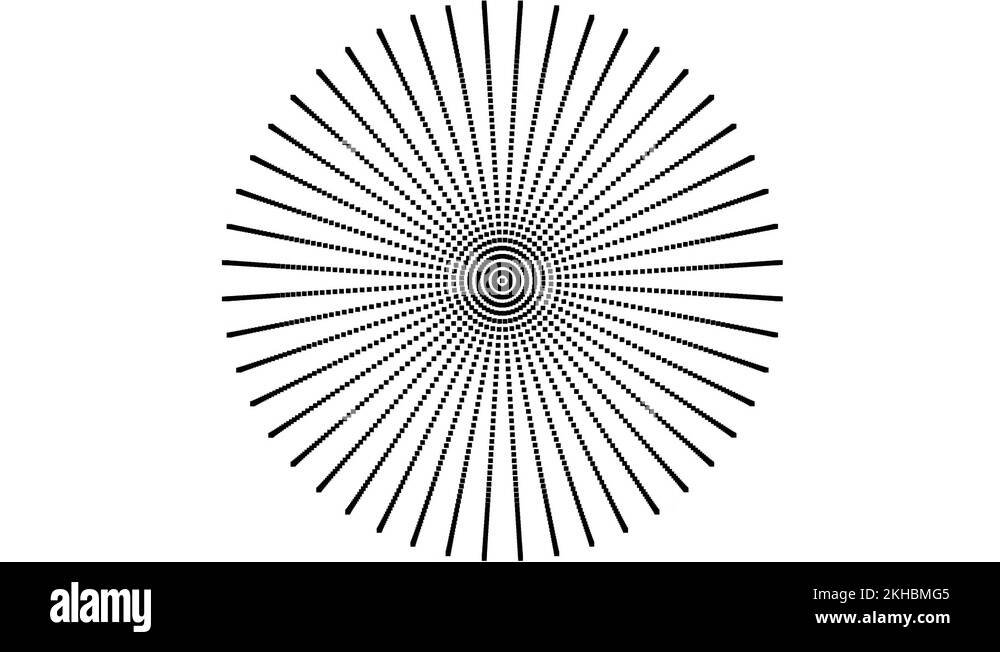 Endless Rotating Spokes of Wheel Pattern Spinning Loop Stock Video