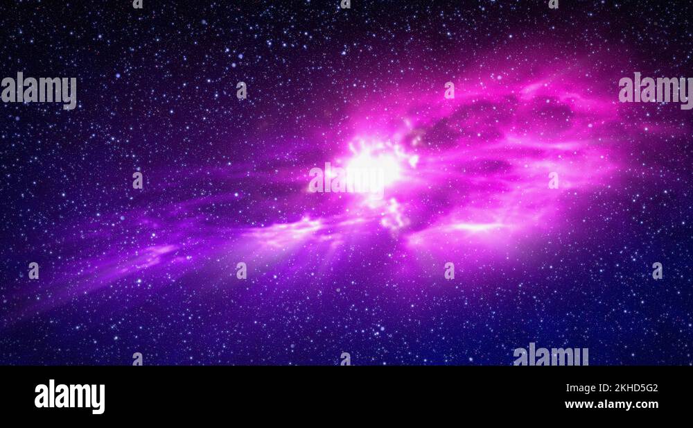 Star formation a night sky with twinkling stars and a multicoloured