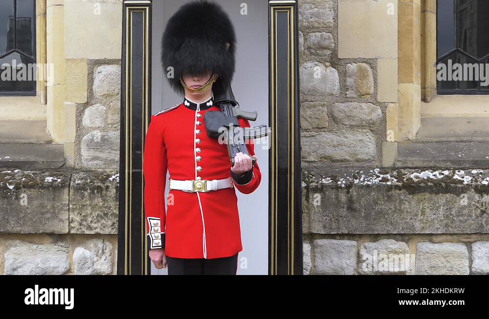 Man in uniform of british royal guard Stock Videos & Footage HD and