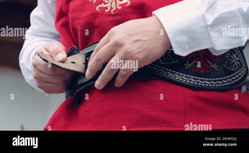 Traditional austrian costume lederhosen Stock Videos & Footage HD and