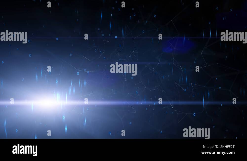 Shiny digital computer data animation background Stock Video Footage ...