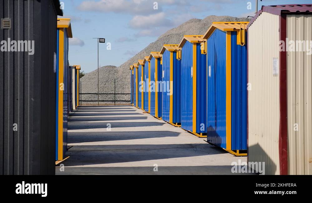 Temporary lighting construction site Stock Videos & Footage HD and 4K