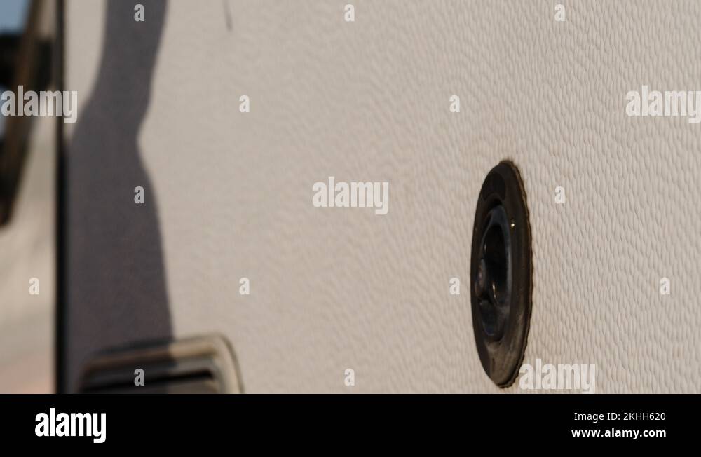 Refilling camper rv water tank Stock Video Footage Alamy