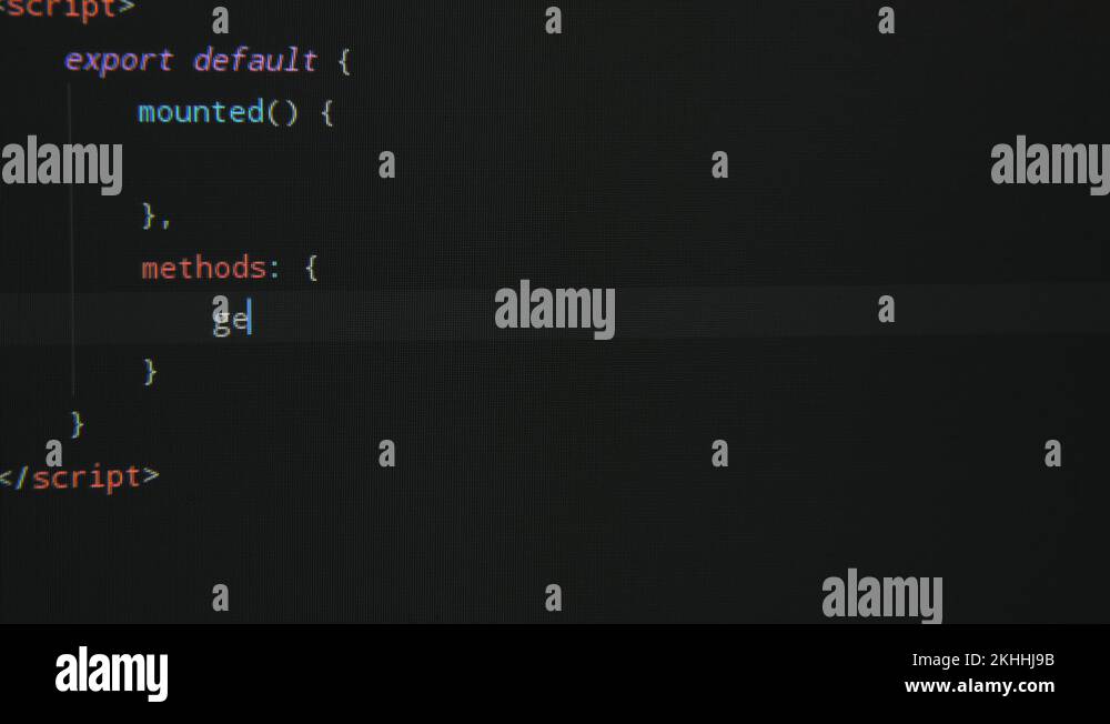 Black computer screen with appearing numbers and letters and other ...