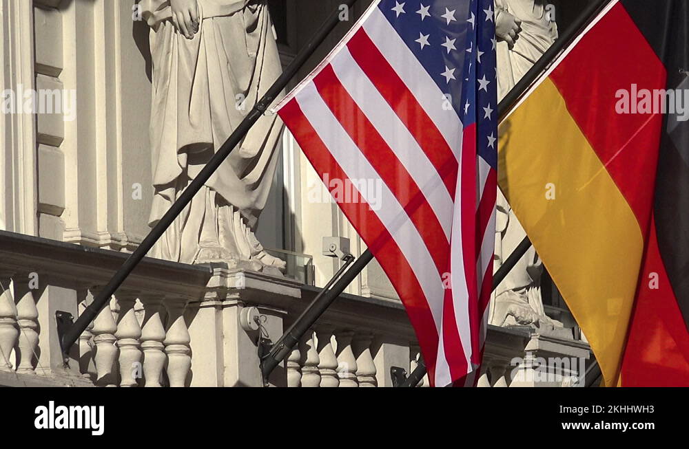 Flags of the european union and the usa Stock Videos & Footage - HD and ...