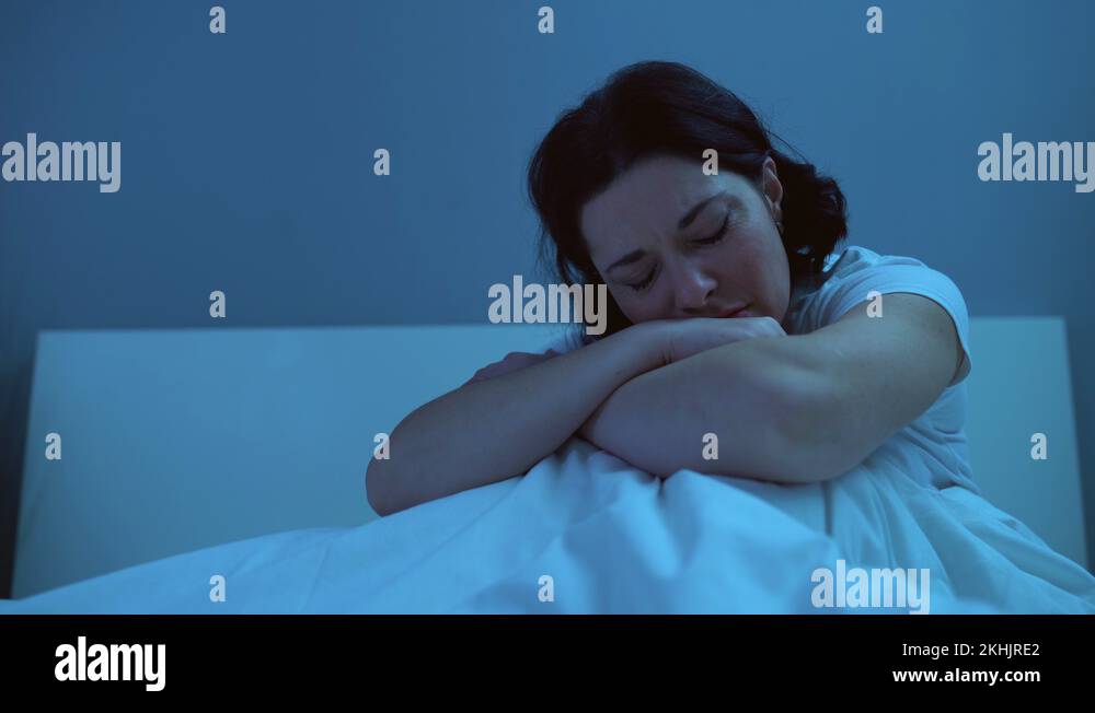 Middle aged woman crying bed Stock Videos & Footage - HD and 4K Video ...