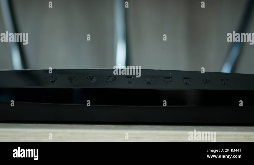 LED lights blinking on wifi router, it connecting to the Stock