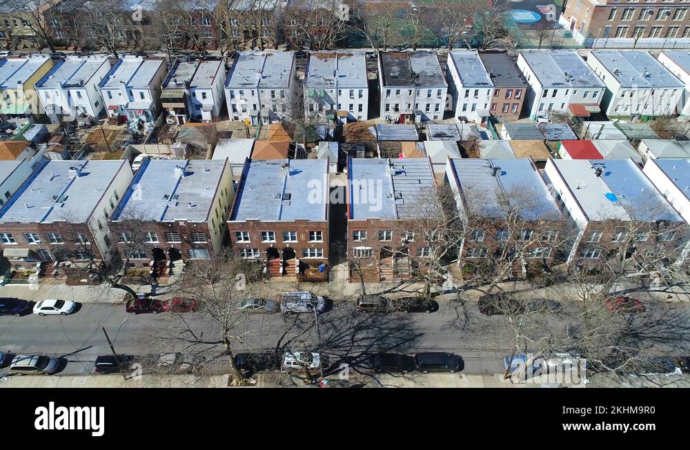 Drone Flight Over Single Family Homes in Sheepshead Bay, New York 3