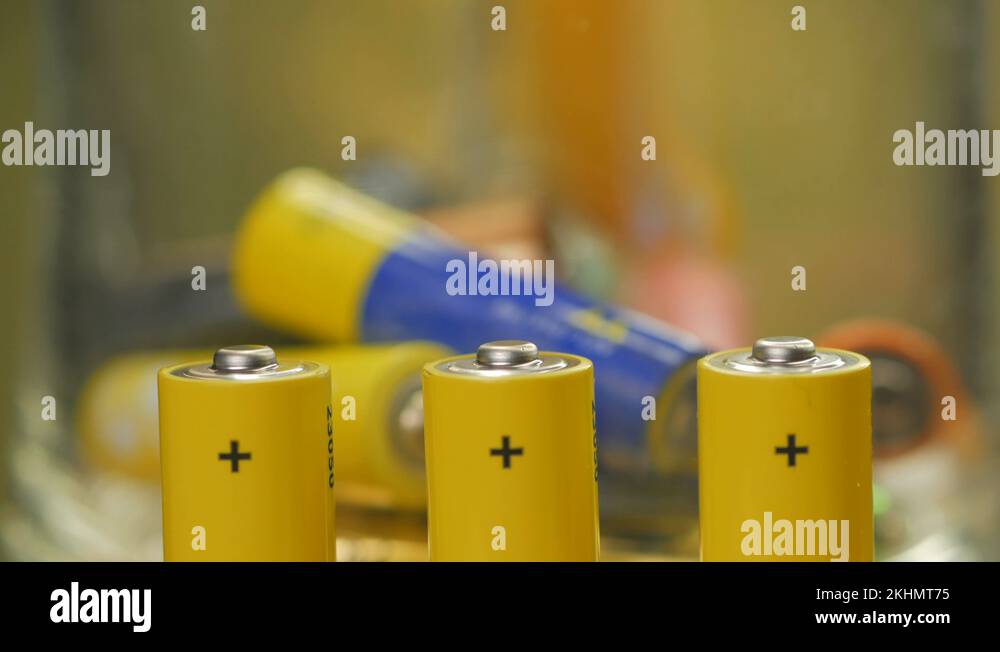 Aa batteries in the jar Stock Videos & Footage HD and 4K Video Clips