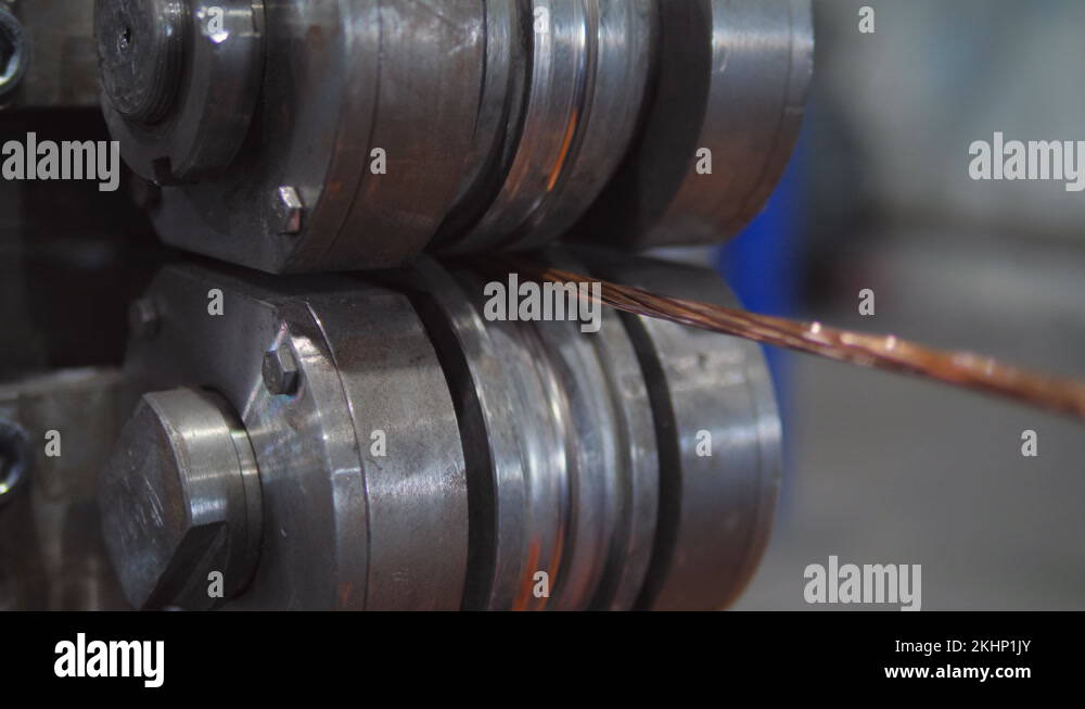 The manufacturing process of electrical cable made from copper wire