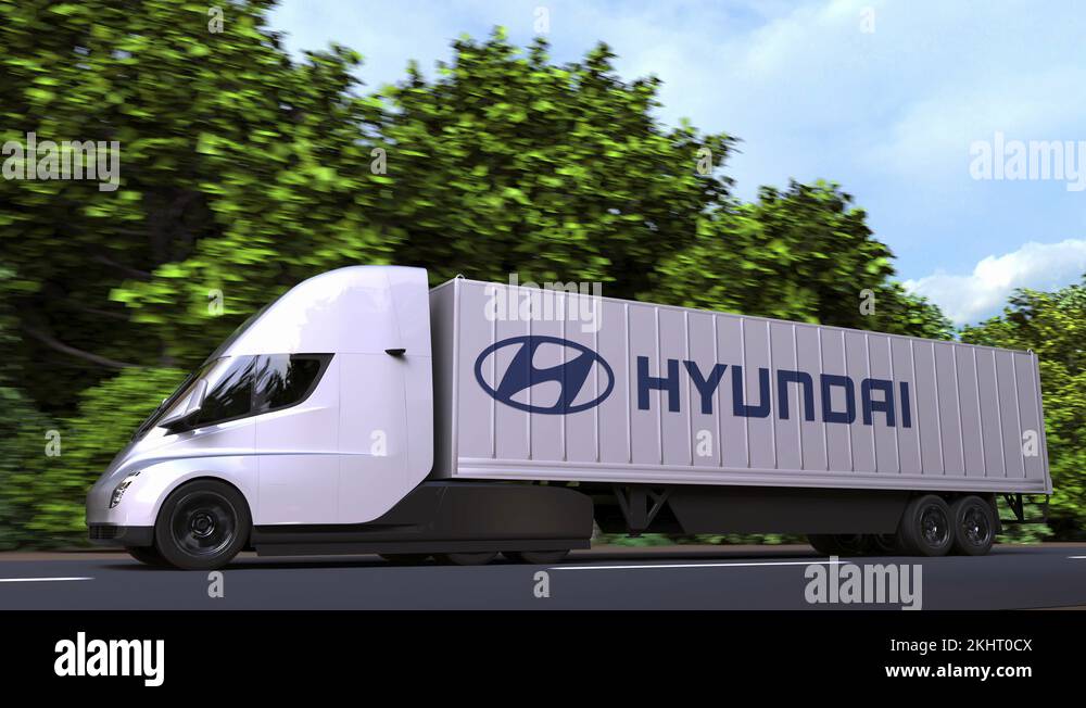 Hyundai electric truck Stock Videos & Footage HD and 4K Video Clips