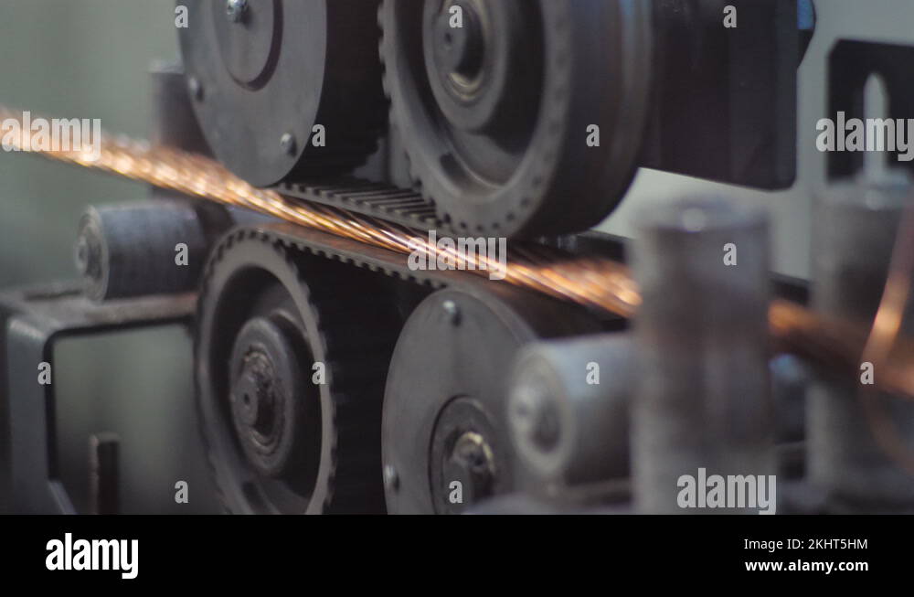 The manufacturing process of electrical cable made from copper wire