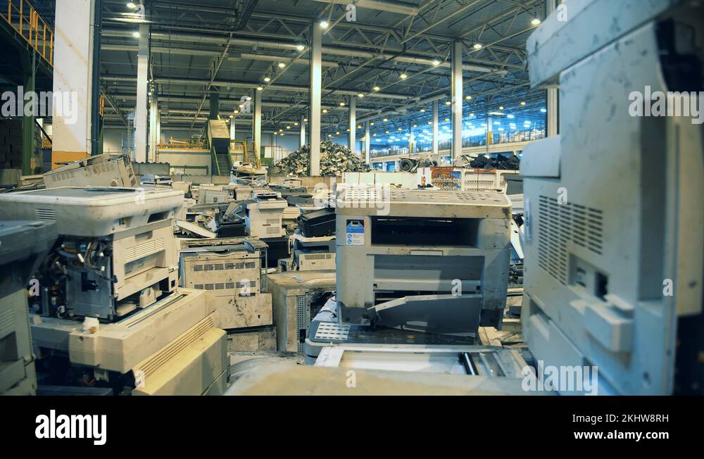 Big recycling center with waste trash Stock Video Footage Alamy