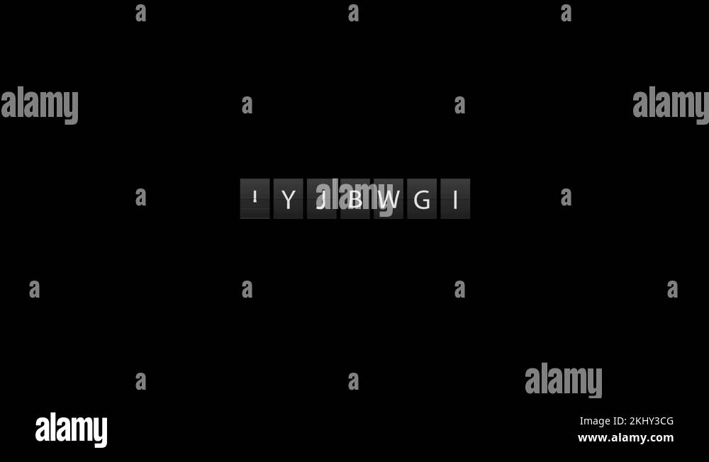 Information board animation displays Kolkata word Stock Video Footage