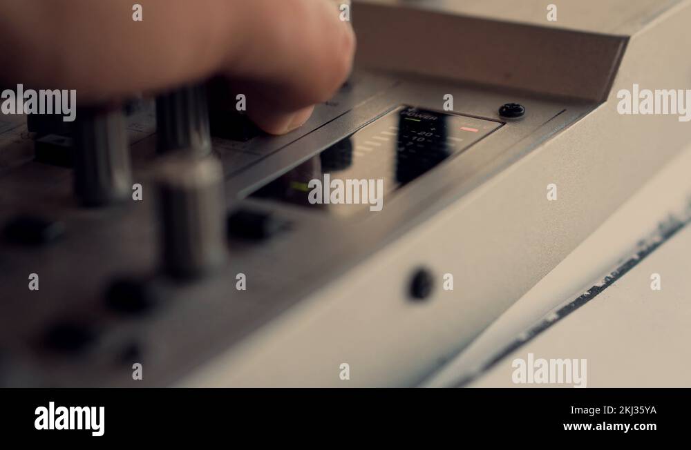 Recording Studio.Audio Mixer.Sound Mixer. Sound Production. Audio