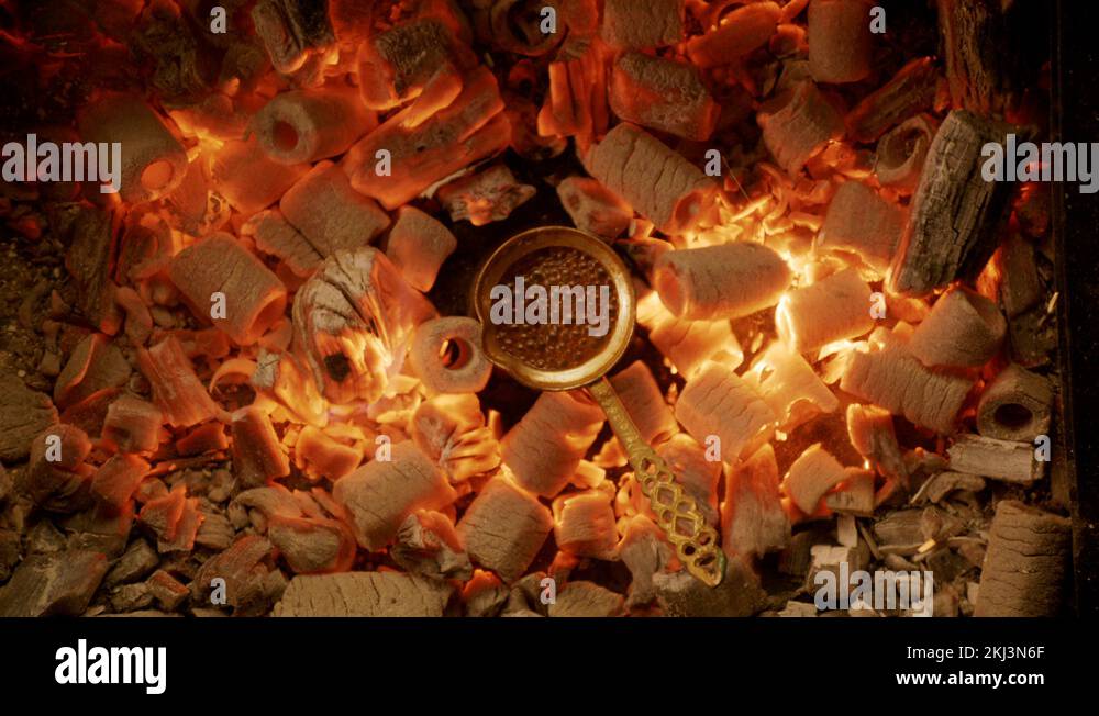 Turkish coffee pot fire Stock Videos & Footage HD and 4K Video Clips